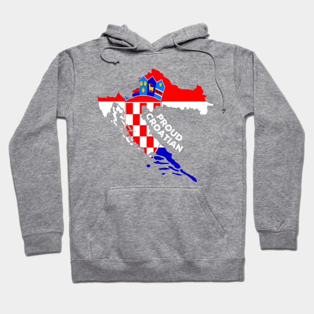 Croatian Hoodie by IBMClothing